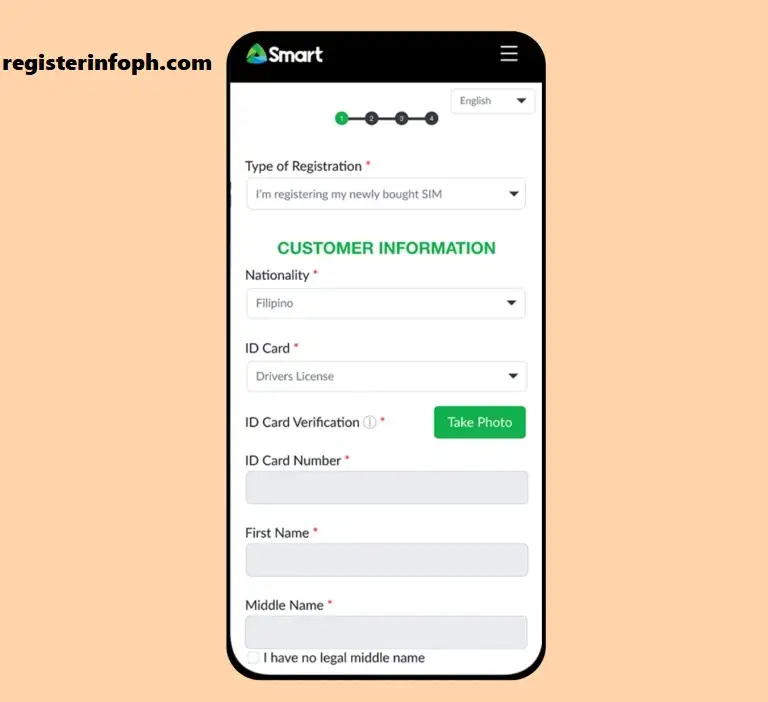 Complete Customer Information Form
