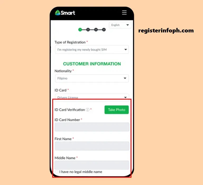 Provide your personal DETAILS