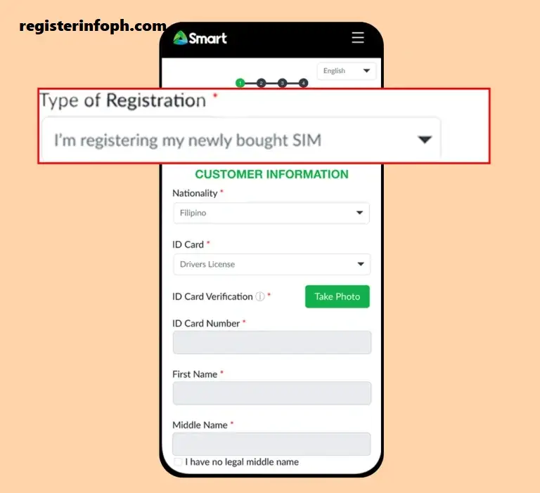 Select Registration Type